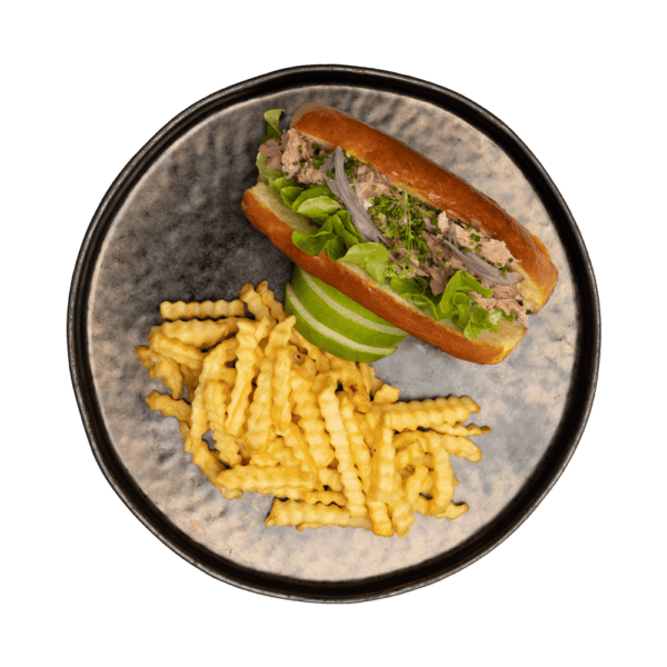 WHITE TUNA ROLL AVEC FRITES